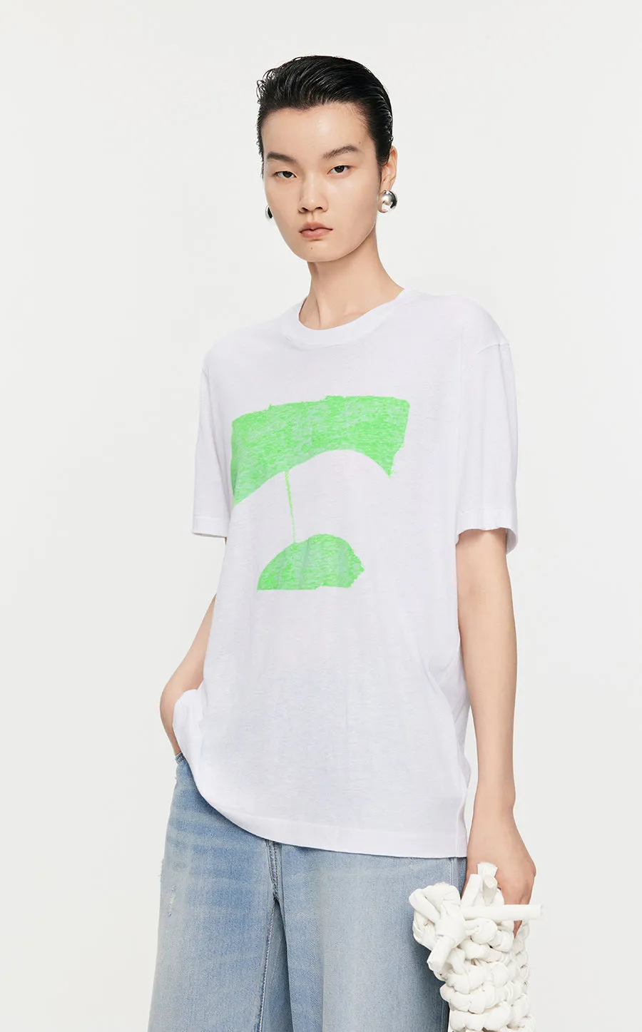 T-Shirt/JNBY Loose Fitting Short-sleeved T-Shirt