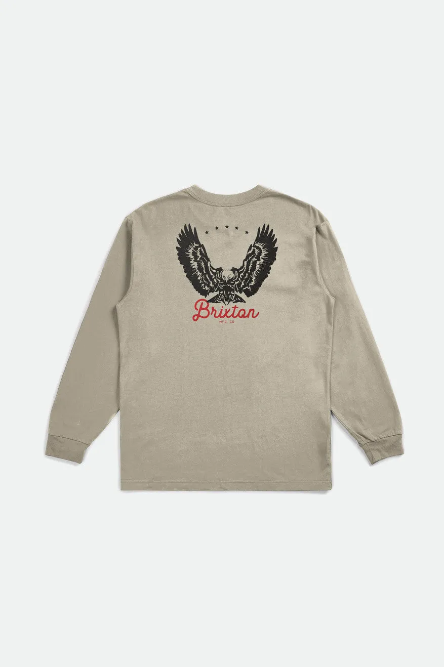 Talon L/S Standard Tee - Cream