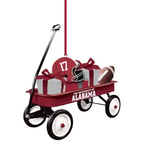 Team Wagon Ornament, Alabama,3ot924wgnb