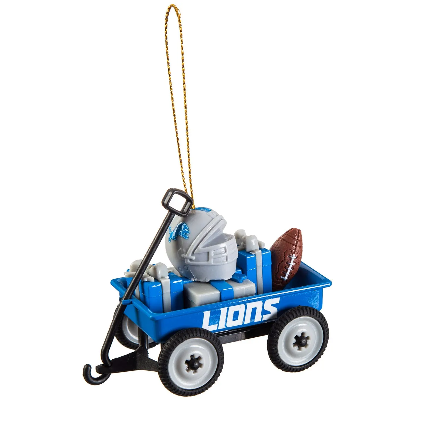 Team Wagon Ornament, Detroit Lions,3ot3810wgn