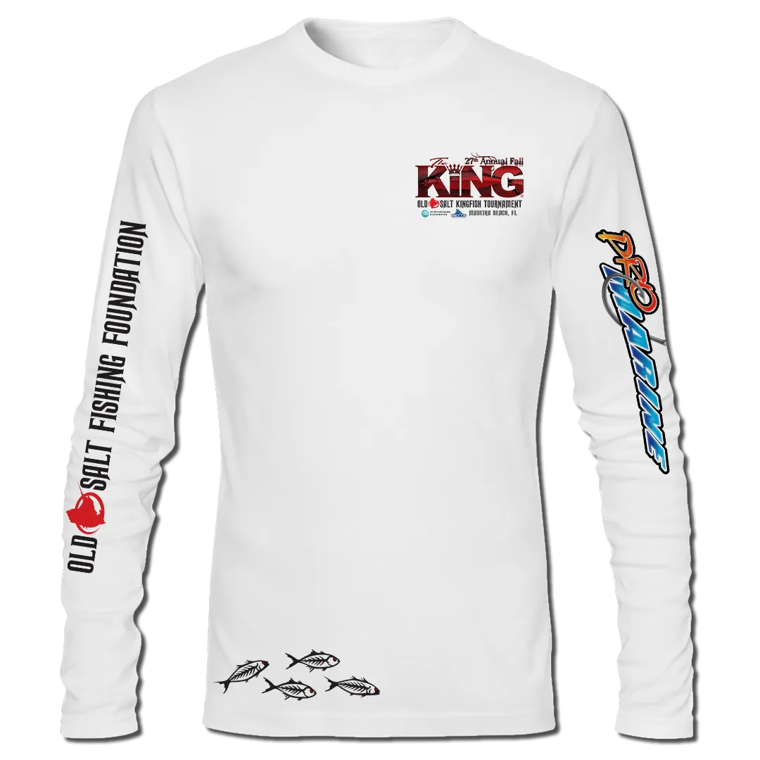 The King - Fall 2020 - Men's Long Sleeve Tournament Shirt - Performance - White