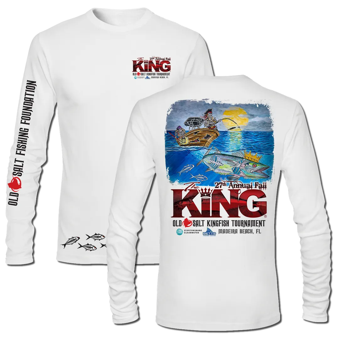 The King - Fall 2020 - Men's Long Sleeve Tournament Shirt - Performance - White