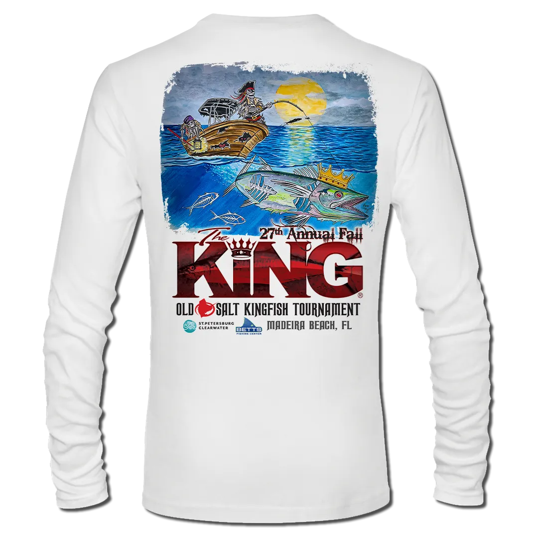 The King - Fall 2020 - Men's Long Sleeve Tournament Shirt - Performance - White