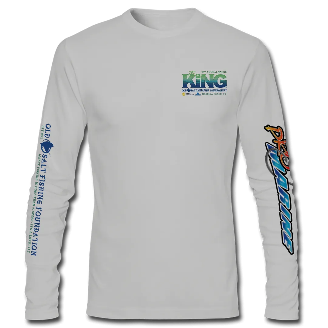 The KING - Spring 2023 - Men's Long Sleeve Performance Shirt - Grey