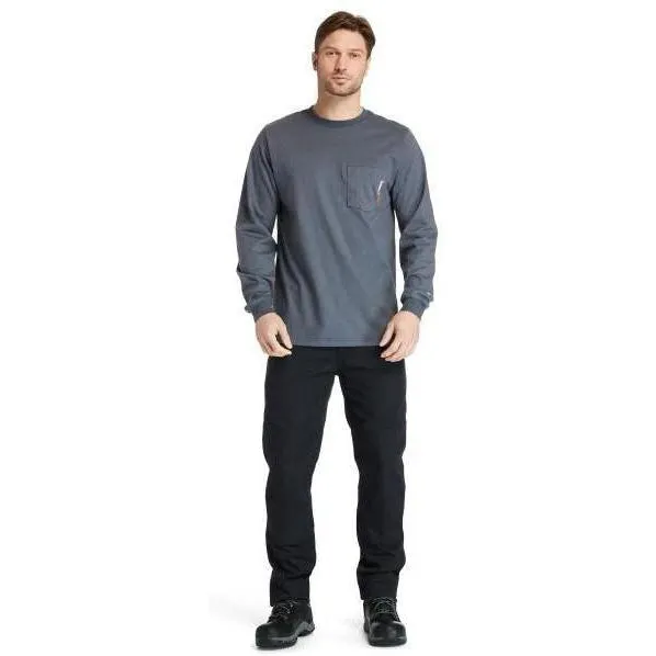 Timberland Pro Men's Flame Resistant Pocket Work T-Shirt - Charcoal - TB0A23PF003