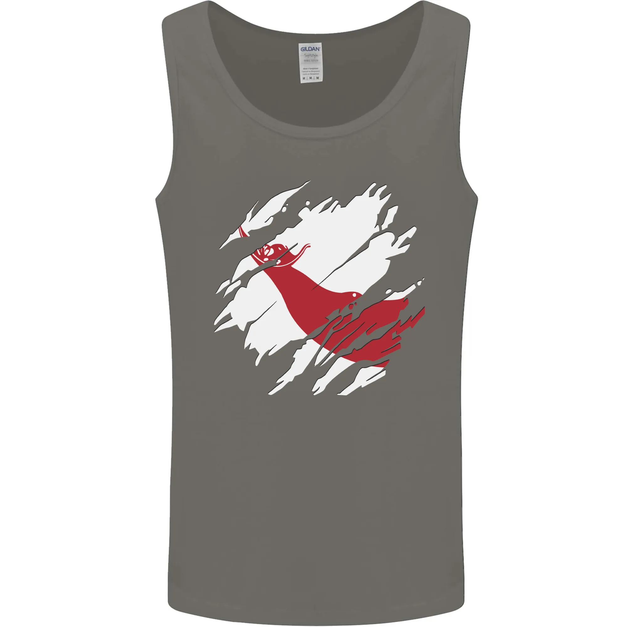 Torn Flag Easter Island Mens Vest Tank Top