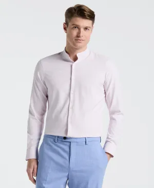 Untucked Total Stretch Slim Fit Banded Collar Shirt