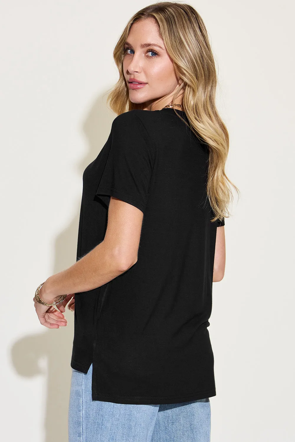 V-Neck High-Low T-Shirt - PREORDER