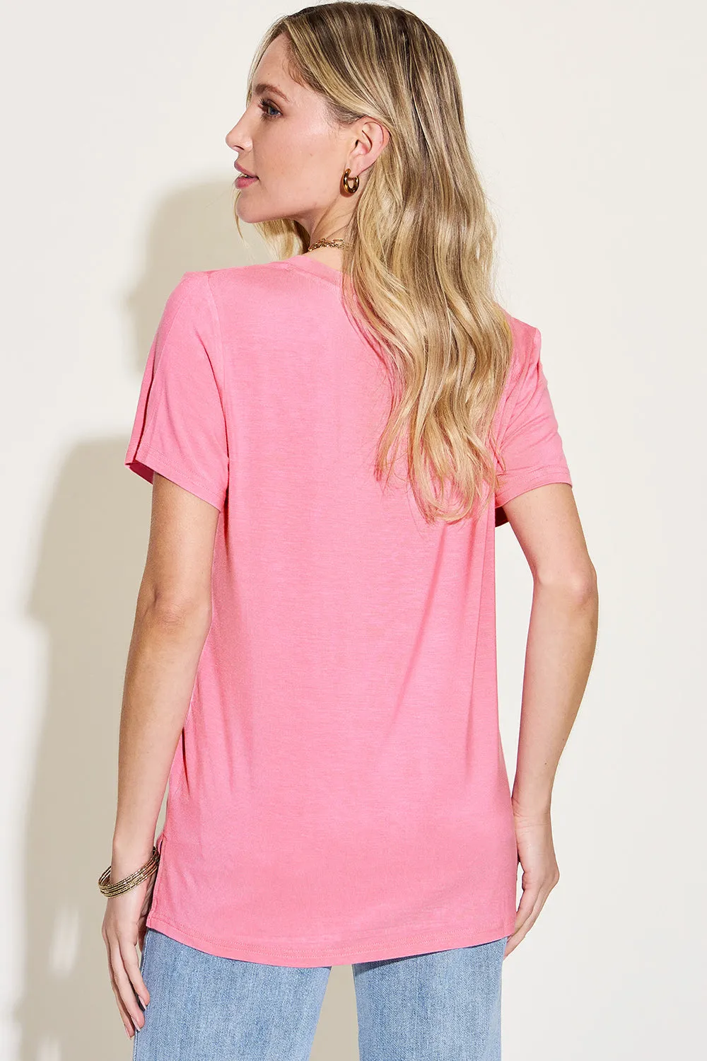 V-Neck High-Low T-Shirt - PREORDER