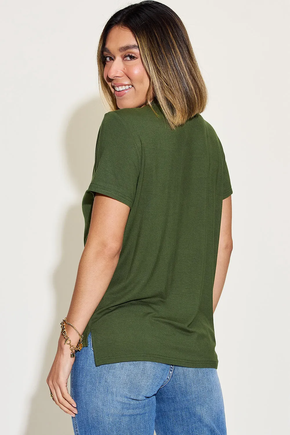 V-Neck High-Low T-Shirt - PREORDER