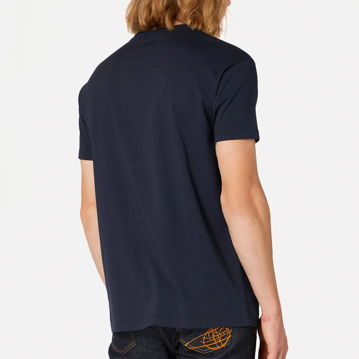 Vivienne Westwood - Multicolour Orb T-Shirt in Navy