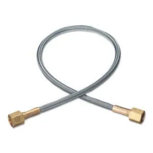 Western Enterprises Flexible Pigtails, 3,000 psi, Brass, Female, 48 in, PF-4-48