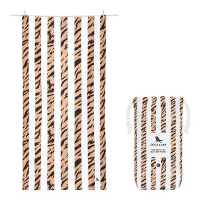 XL Quick Dry Towel - Fierce Tiger